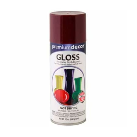 General Paint Spray Paint, Shutter Red, Gloss, 12 oz 705267